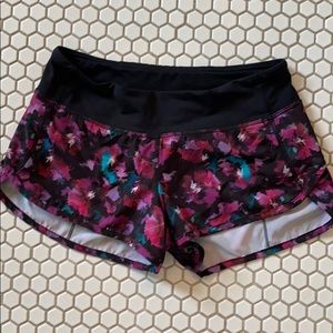 Lululemon speed shorts size 4